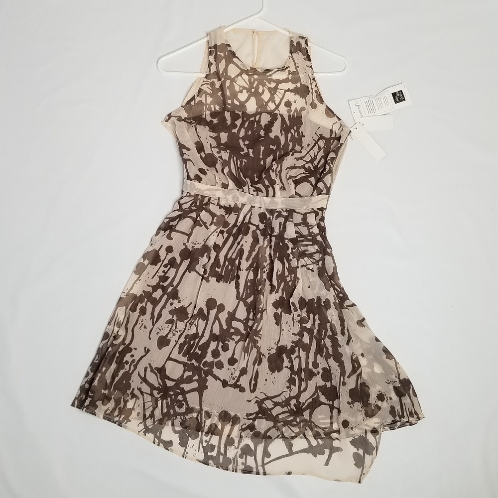 Walter Baker Aubrey Blush Summer Impasto Dress xs